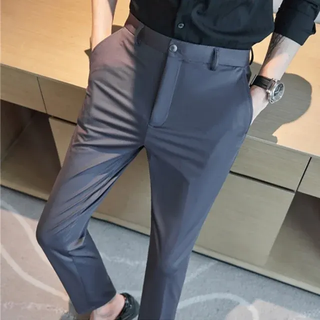 Dünne Stretch-Sommerhose für Herren 3