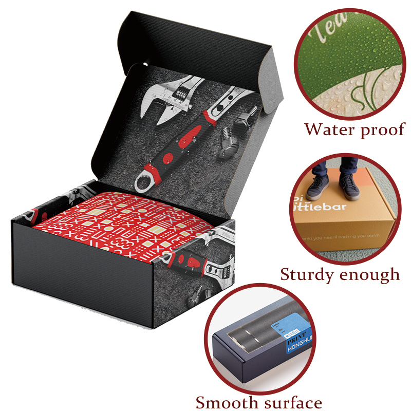 Kosmetik-Versandbox aus Wellpappe mit Griff 2