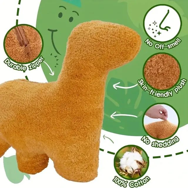 Dino-Plüschkissen 3