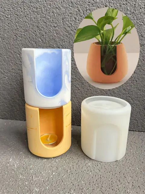 Silikonform für Kerzen 3
