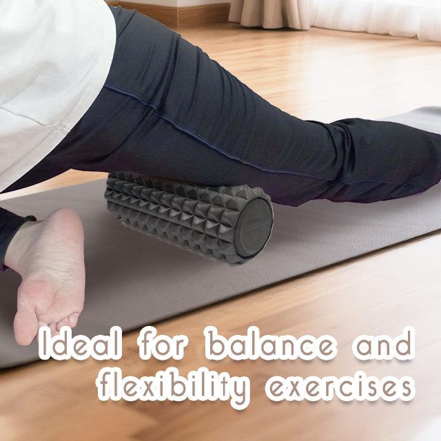 2-in-1 Yoga Massagerolle mit Ring 3