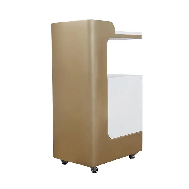 Mobiler Nagelstudio Pediküre Wagen mit 2 Schubladen 3