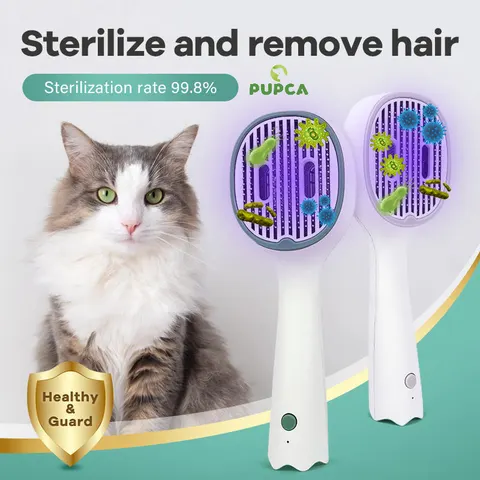 Selbstreinigende Katzen-Unterwollbürste UVC