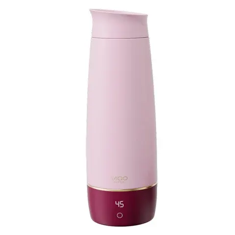 Elektrische Thermo-Trinkflasche aus Edelstahl