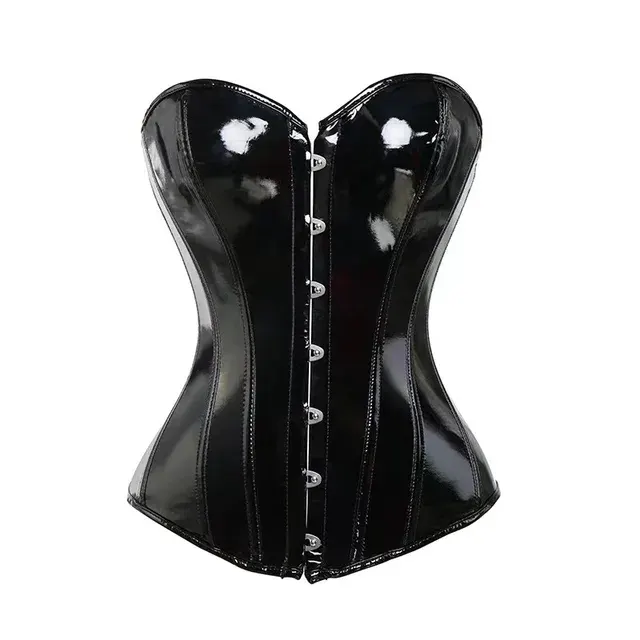 PVC-Lederkorsett-Bustier 1