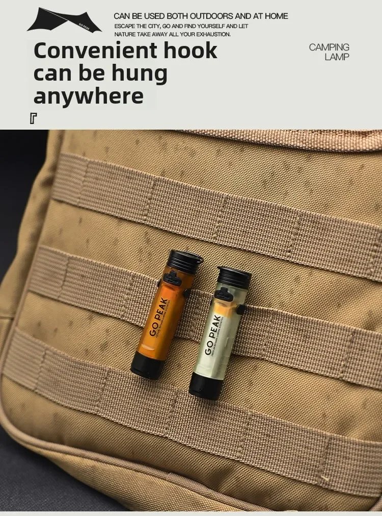 Kompakte Taschenlampe mit Schlüsselclip 2