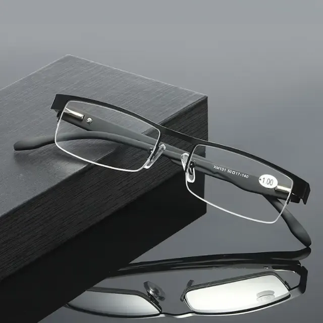 Edelstahl-Lesebrille 2