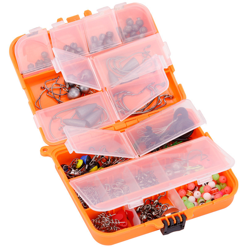 257-teiliges Angelzubehör-Set mit Aufbewahrungsbox 2