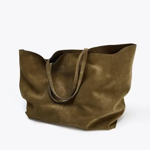 Wildleder Shopper