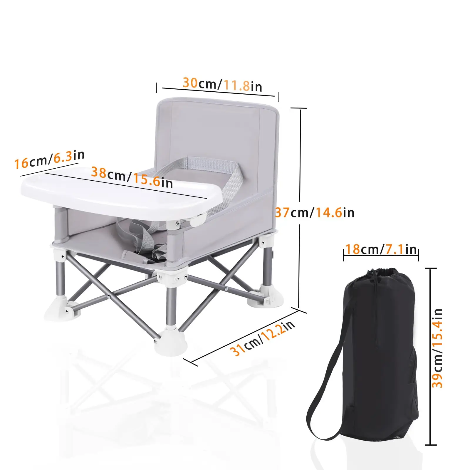 Faltbarer Baby-Esszimmerstuhl 3