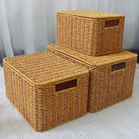 Rattan-Aufbewahrungsbox