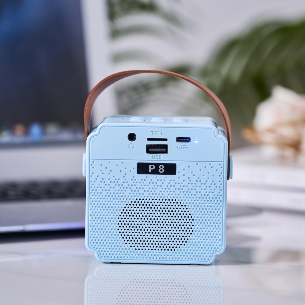 Tragbarer Bluetooth-Lautsprecher mit Mikrofon und RGB-Licht 3