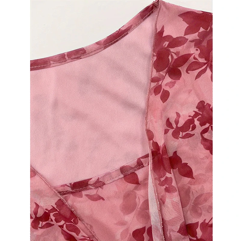 Damen Blumen Top 4