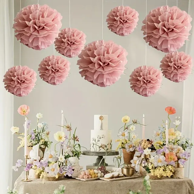 Papierblumenkugeln 2