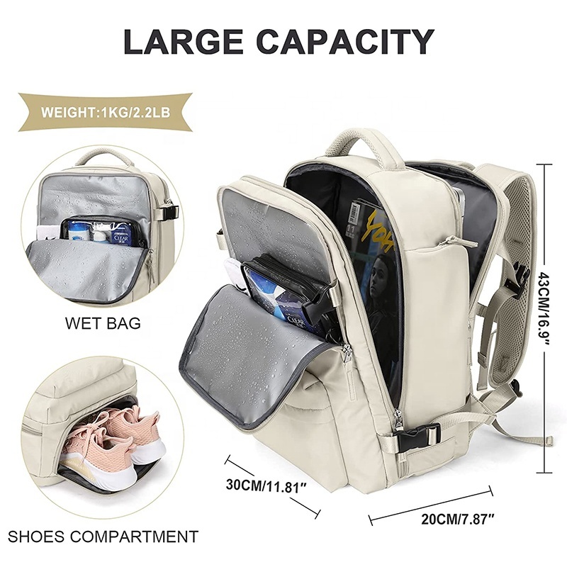 Wasserdichter Wanderrucksack mit USB-Anschluss 4