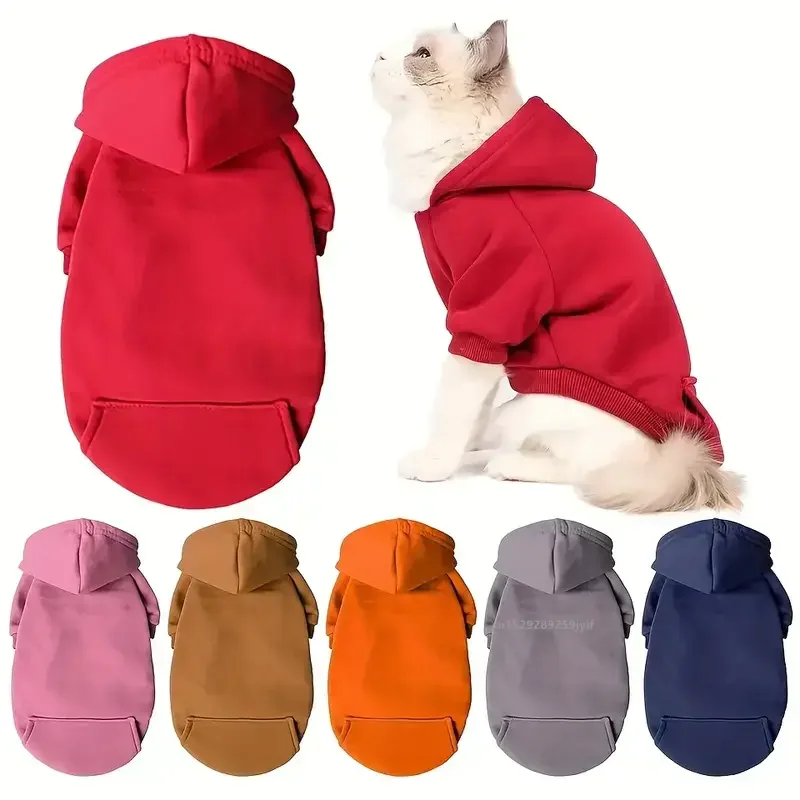 Katzenpullover mit Kapuze