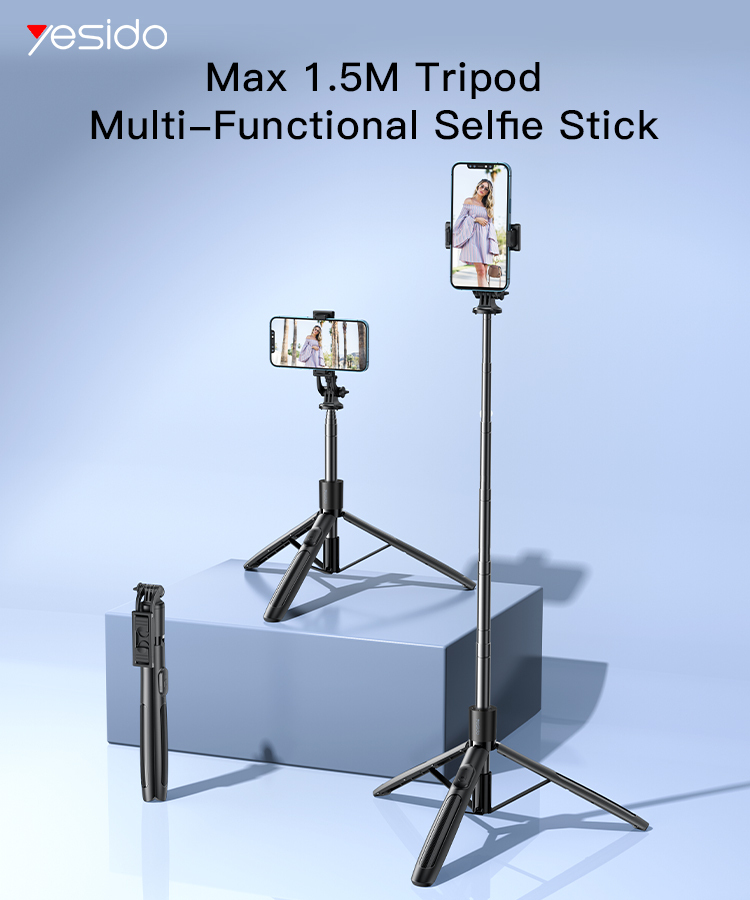 Selfie-Stick mit Stativbein 1,5 Meter 2