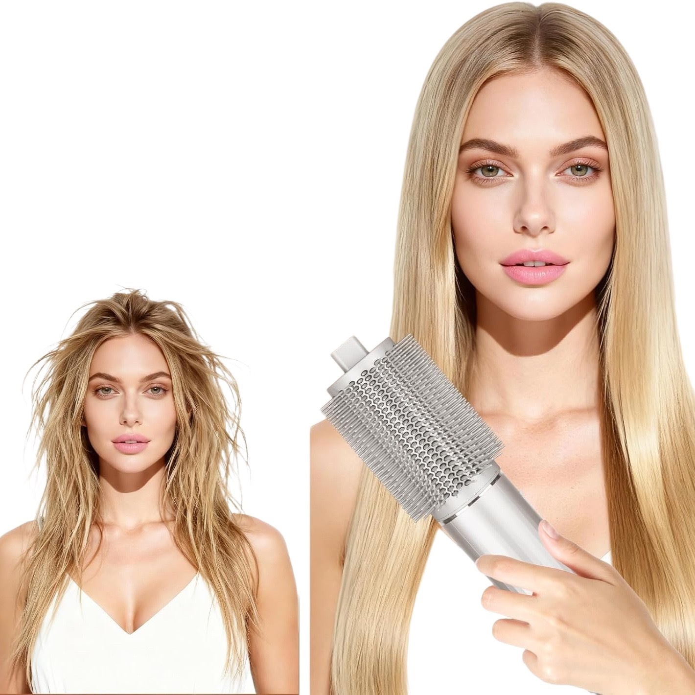 Volumen-Rundbürste für Locken, 1,5 Zoll 2