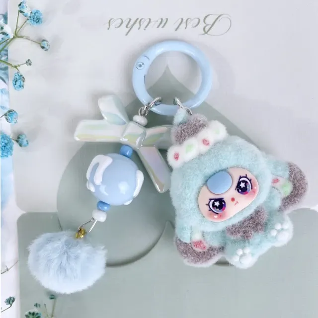 Kawaii Mini-Plüschanhänger für Schlüsselbund 4