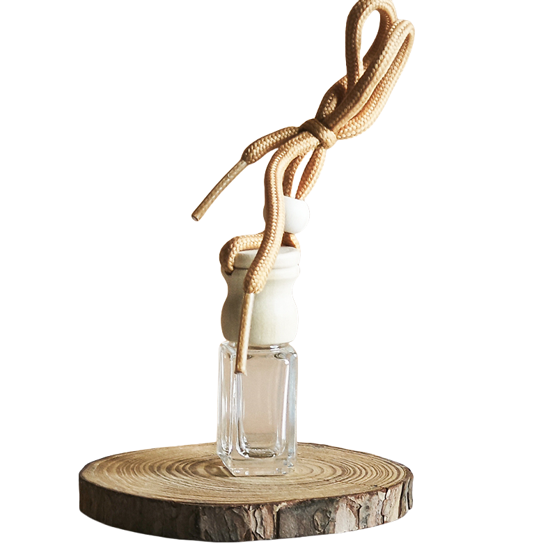 Holz Autoduft-Anhänger Wabi-Sabi Stil 4