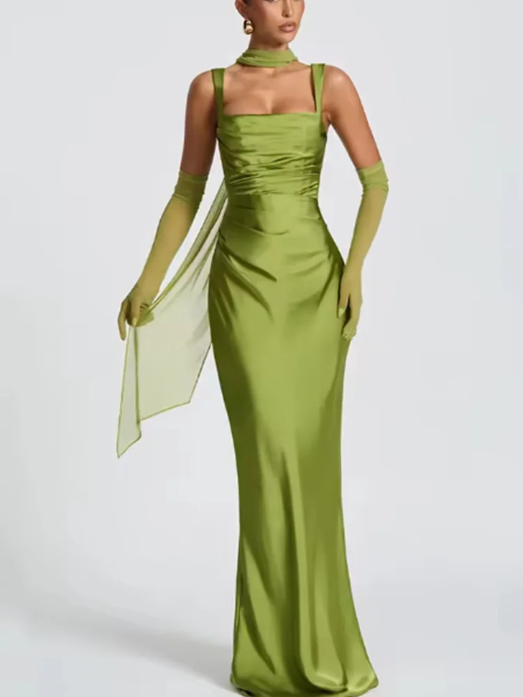 Maxikleid mit Schlitz