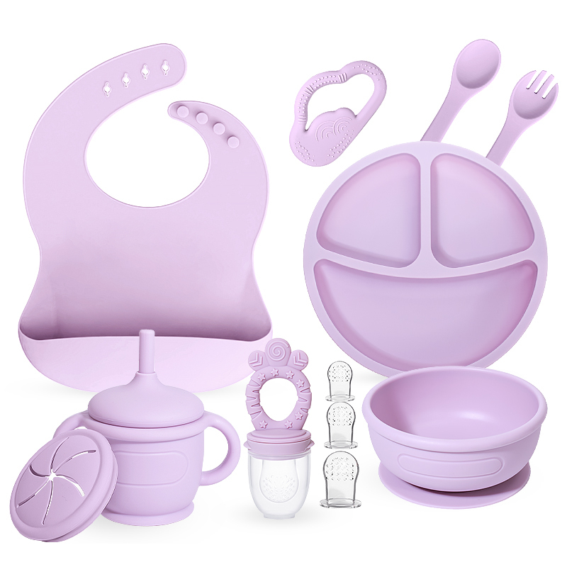 9-teiliges Silikon-Babyfütterungsset 3