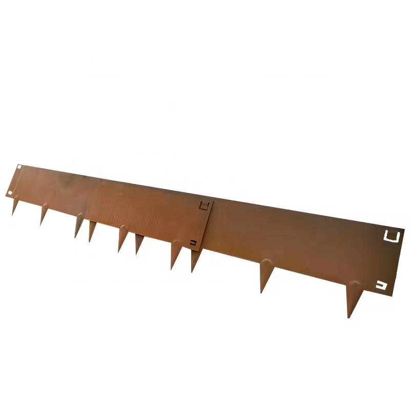 Corten-Stahl Rasenkante Gartenbeet