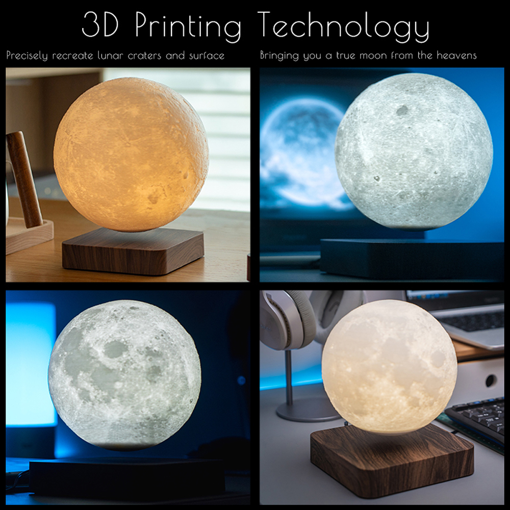 Schwebende 3D Magnetlevitation Mondlampe 4