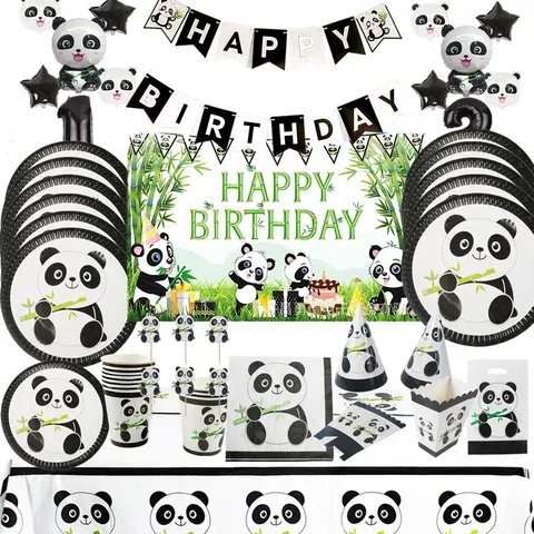 Panda-Partydeko-Set