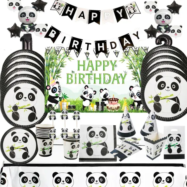 Panda-Partydeko-Set 1