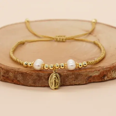 Süßwasserperlen-Armband