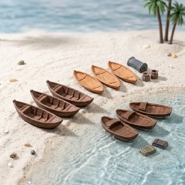 Miniatur-Boot-Figurenset 4