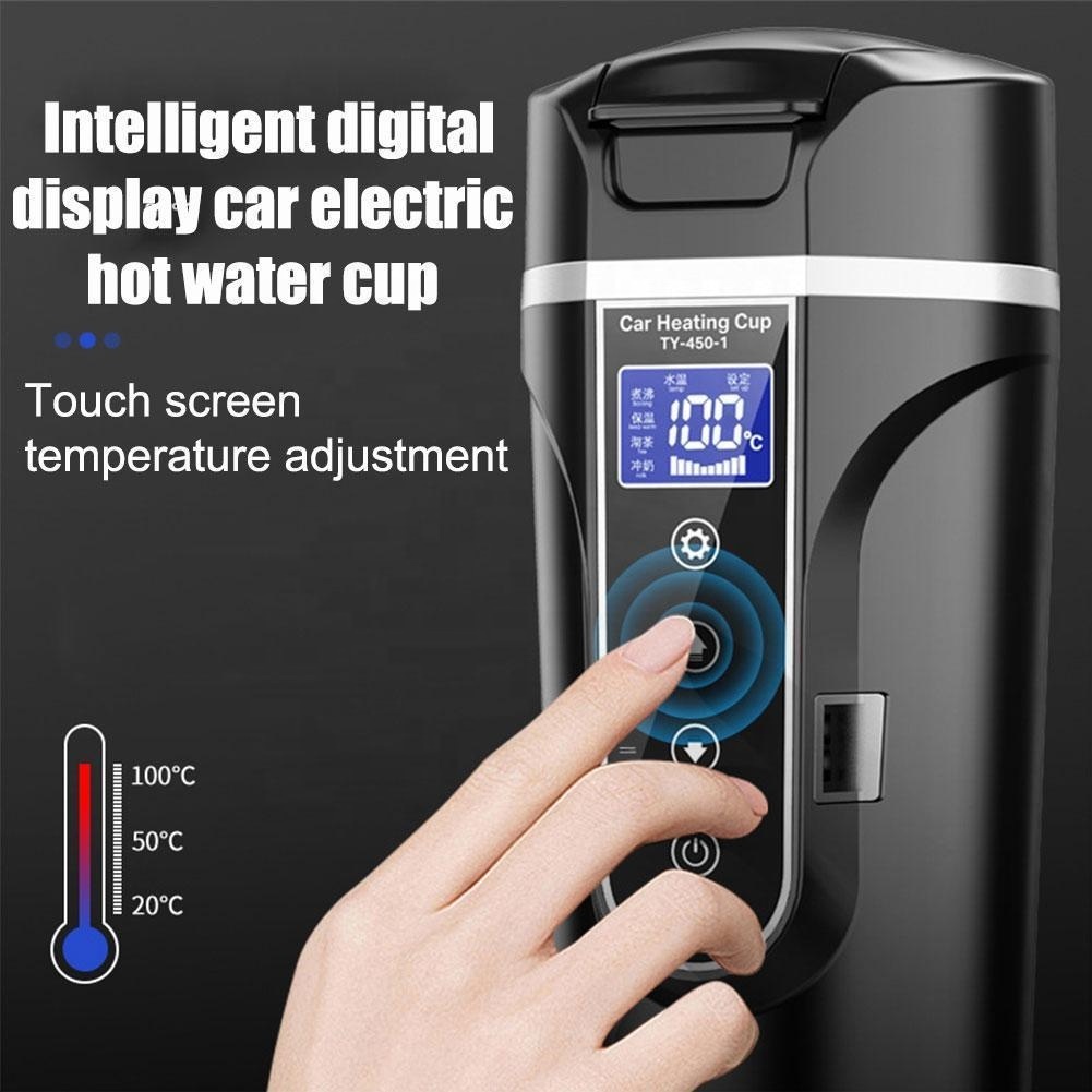 Tragbare 12V/24V Auto-Heiztasse mit Display 2
