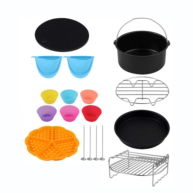 12-teiliges Backzubehör-Set für Heißluftfritteusen 2