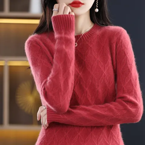 Jacquard-Pullover