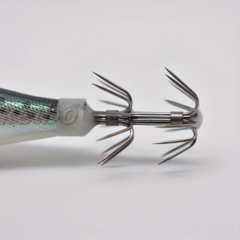 Leuchtende Angelköder mit 3D-Augen, 5 Stück