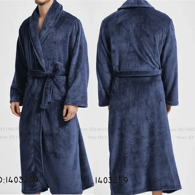 Flanell-Paar-Bademantel 4