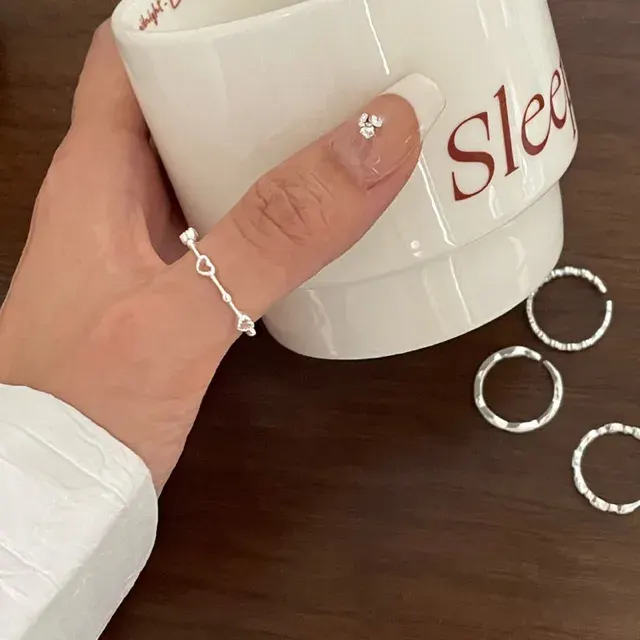 Herzring Silber 925 4