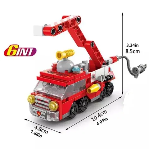Feuerwehr-Bausteine-Set
