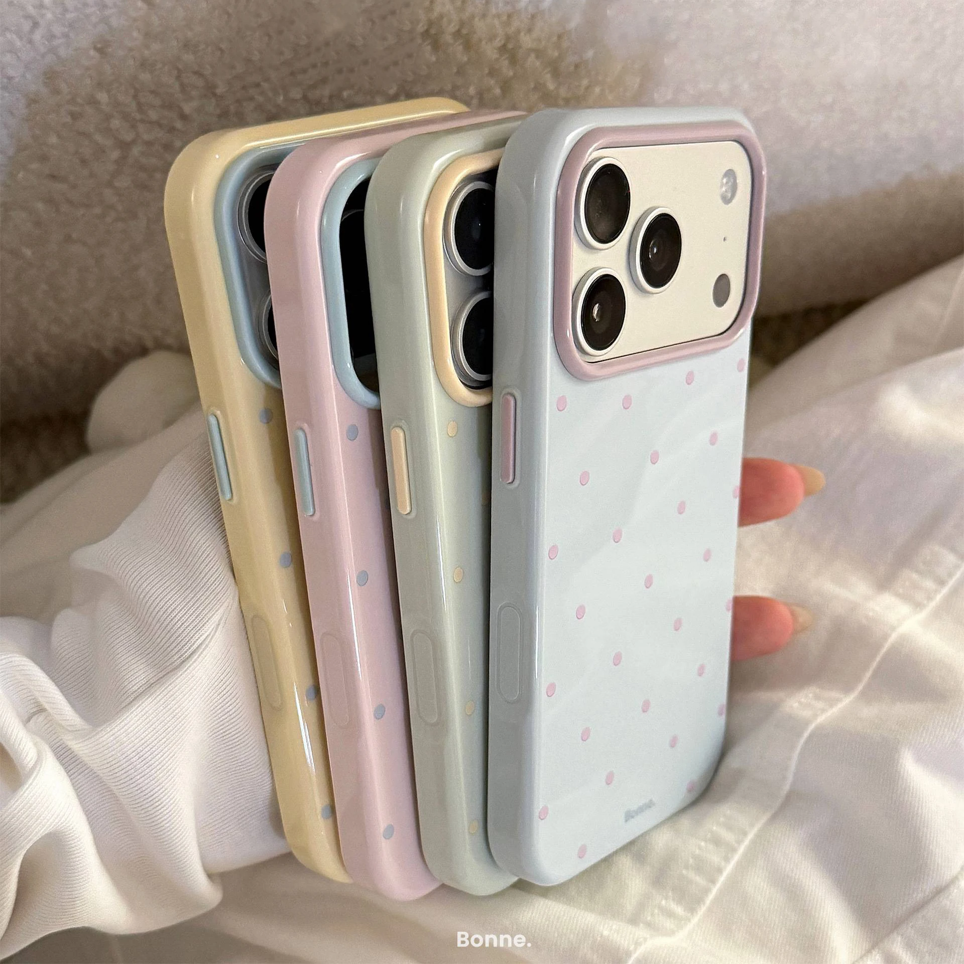 Koreanische Punkte-Silikonhülle für iPhone 3