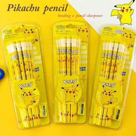 12 Anime-Bleistifte im Kawaii-Set