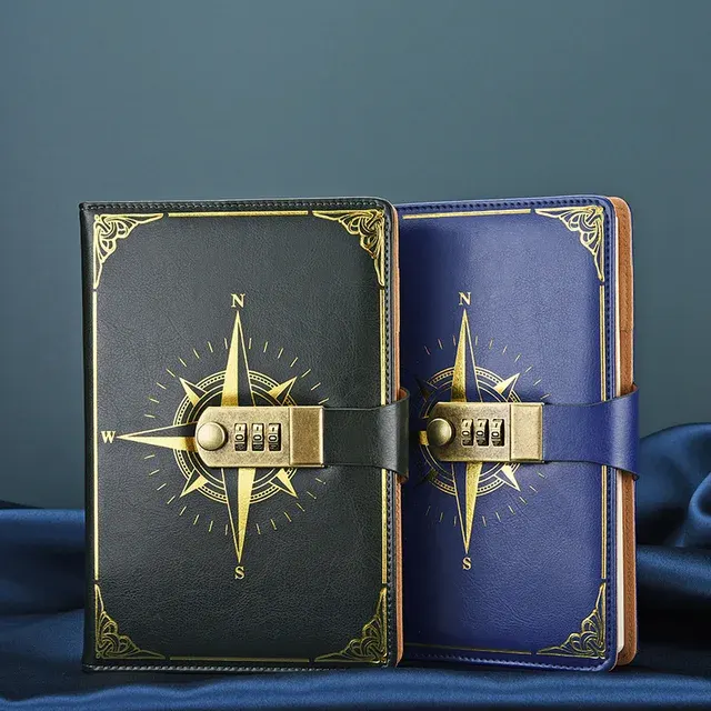 Notizbuch mit Zahlenschloss 2