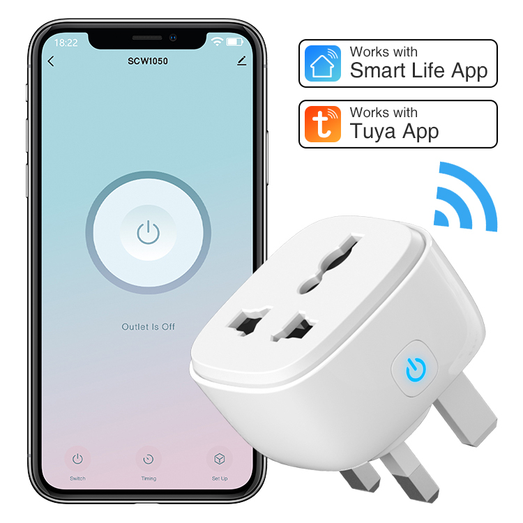 WLAN Smart Steckdose Typ G für Großbritannien