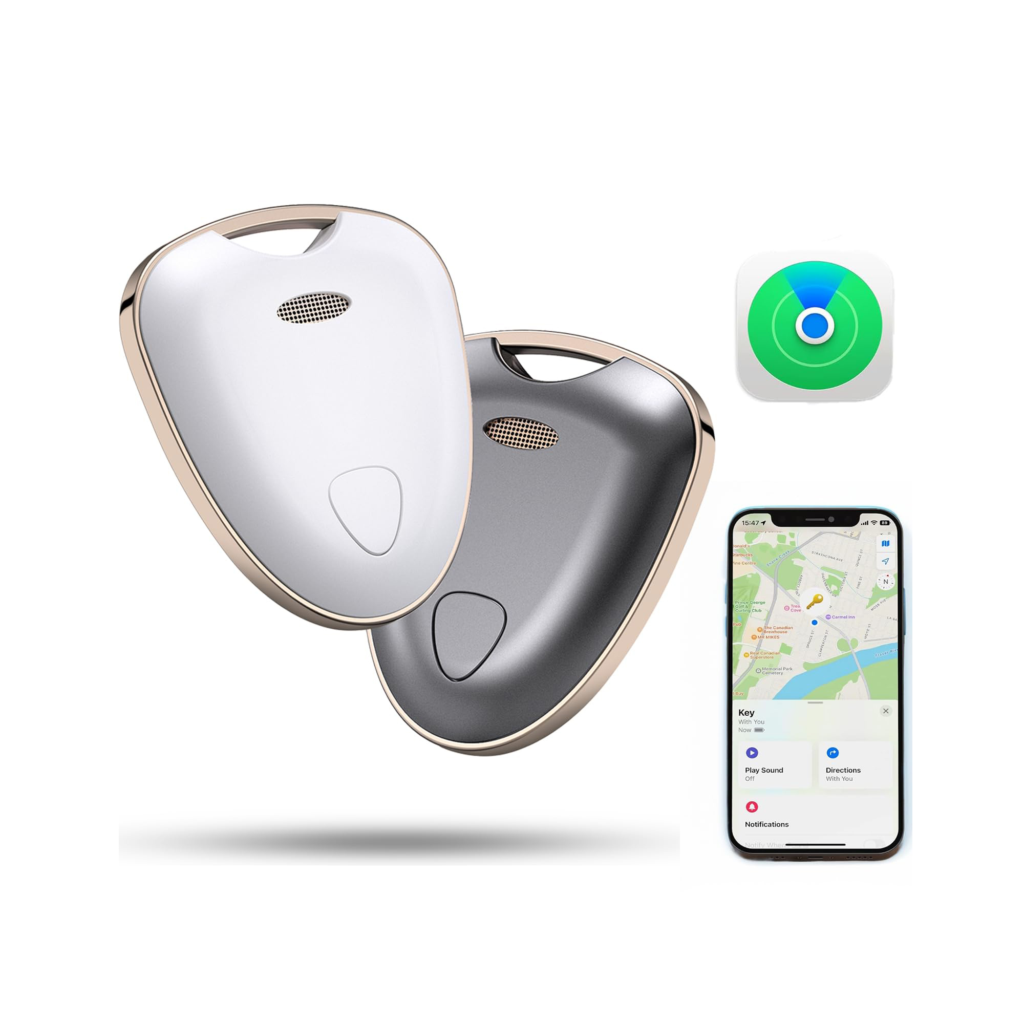 Bluetooth-Schlüsselfinder mit IP65-Schutz