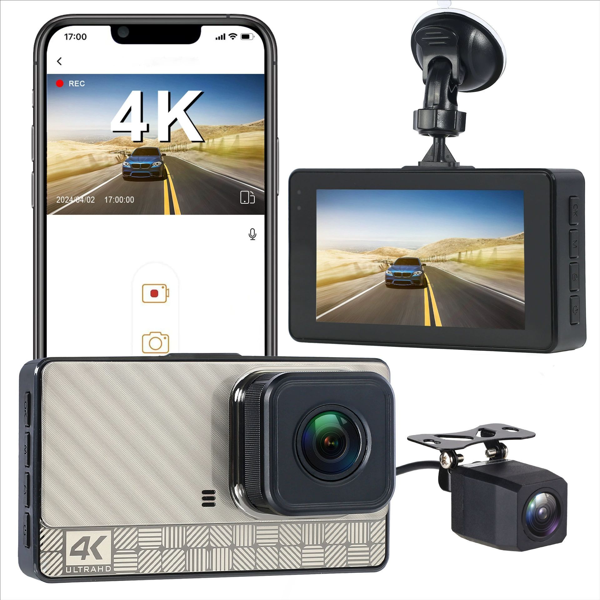 Dashcam vorne und hinten