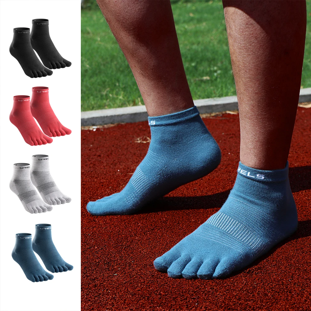 Atmungsaktive CoolMax Zehensocken für Marathon