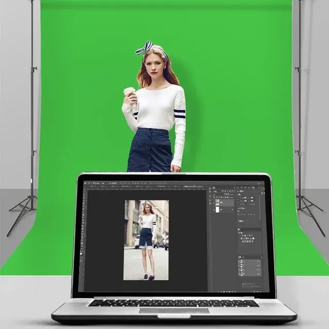 Greenscreen-Hintergrundtuch 3