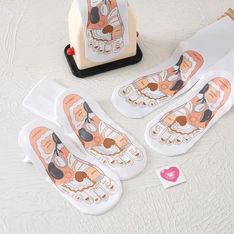 Akupressur-Massagesocken aus Baumwolle