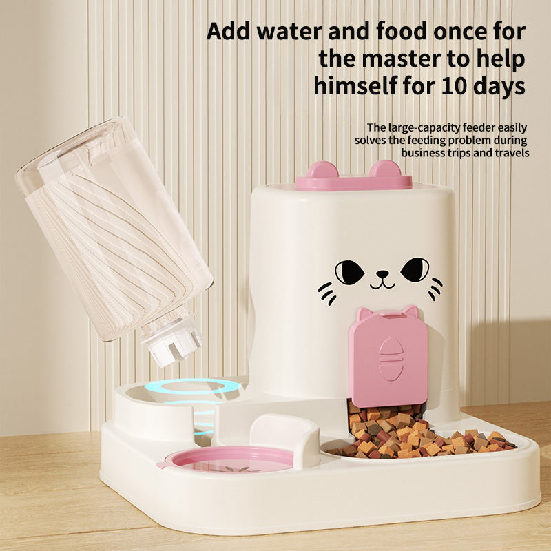 Automatischer Katzen-Wasserspender Napf-Set 4