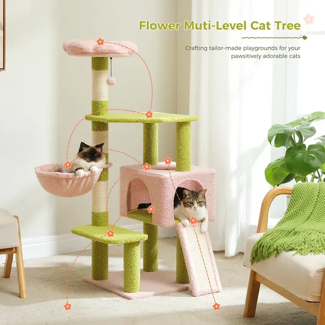 Katzenbaum mit Liegeplatz 4